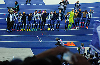 Hertha BSC vs HSV 2:0 vom 01.10.2016